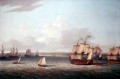 britische Flotte Eintritt in Havanna Seeschlachten